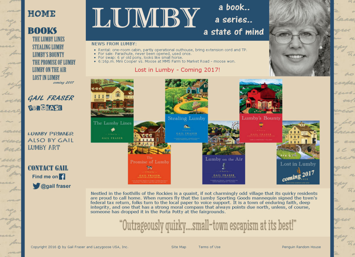 Lumby Books Web Site